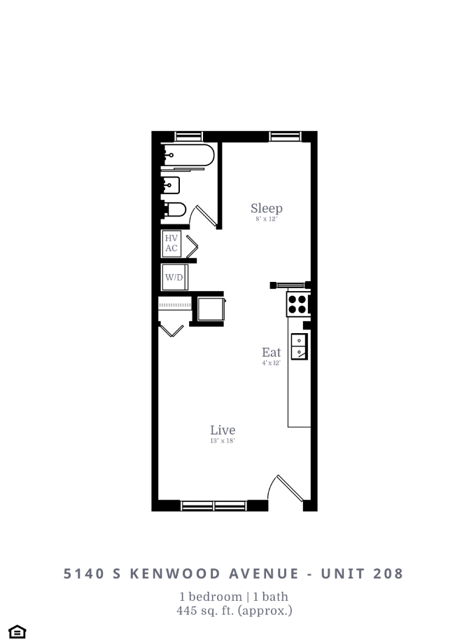 5140 S Kenwood Ave Studio-2 Beds Apartment for Rent - Photo Gallery 8